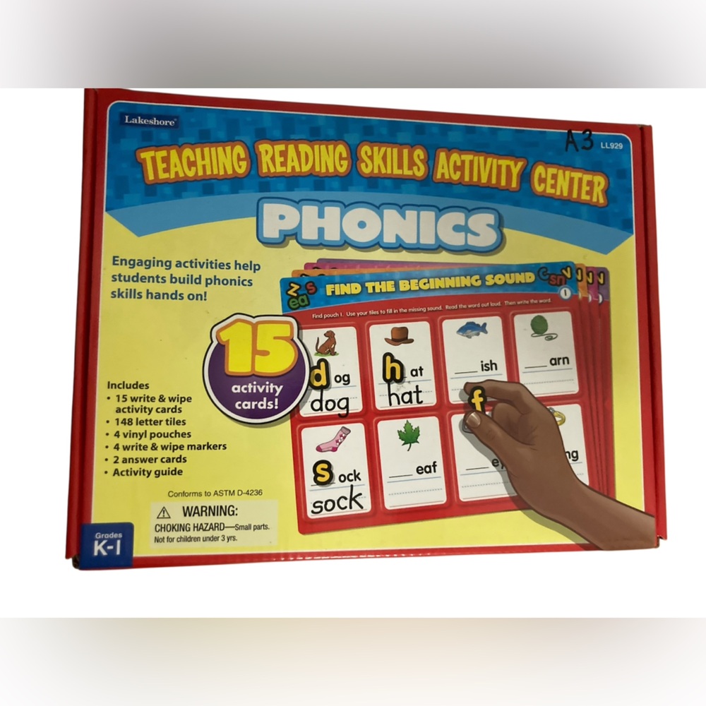 Lakeshore Phonics Teaching Reading Skills Activity Center - Picture 2 of 4